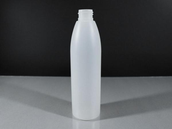 8 oz Natural-Colored Cosmo Round Plastic Bottle 24-410 HDPE